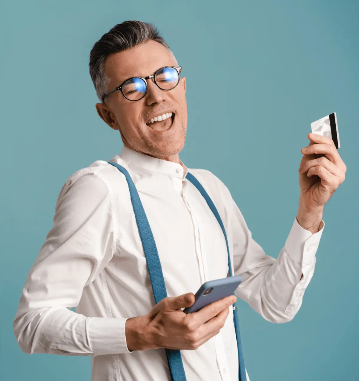 Experto analizando un smartphone